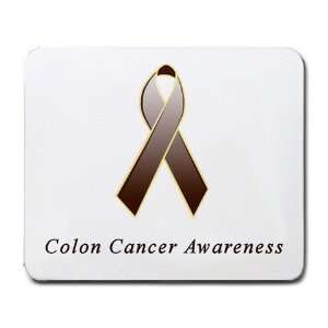  Colon Cancer Awareness Ribbon Mouse Pad