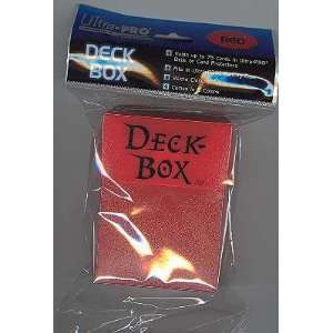  Ultra Pro Deck Box   Red [Toy]: Toys & Games