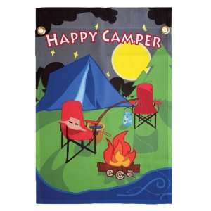  Happy Camper Flag: Patio, Lawn & Garden