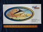 MARLIN JUMPING FISH DECAL OVAL STICKER DON RAY   Limited Edition