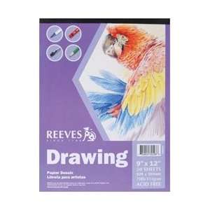  Reeves Drawing Paper Pad 9X12 50 Sheets 70lb 8490533; 4 