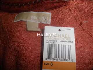 New MK Michael Michael Kors Orange Spice Top Size S, XL  