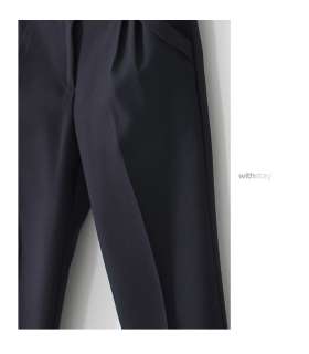 A192112 / Basic Pintuck Dress Pants, Woman, Stylish, Trousers, Korea 