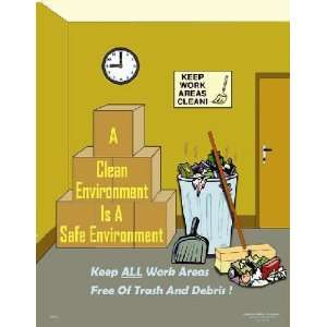  National Safety Compliance Clean Environment Safety Poster 
