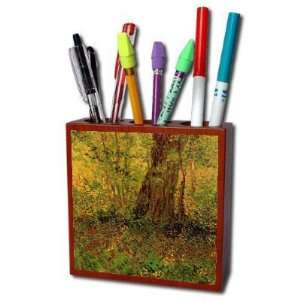  Undergrowth 2 By Vincent Van Gogh Pencil Holder Office 