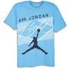 Jordan Classic Flight T Shirt   Mens   Light Blue / Navy
