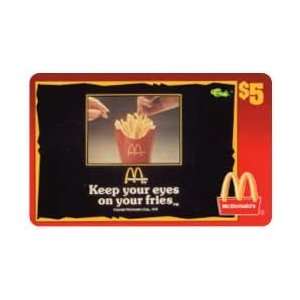   McDonalds 1996 Keep Your Eyes On Your Fries (#MC17PC of 10