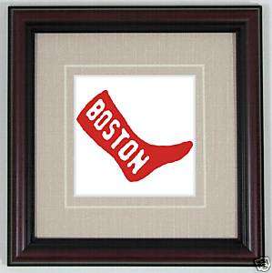 Boston Red Sox 1908 logo framed ceramic tile  