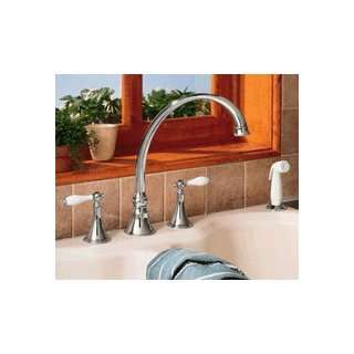   Kohler Finial Traditional Kitchen Faucets   K378 4F CP: Home & Kitchen