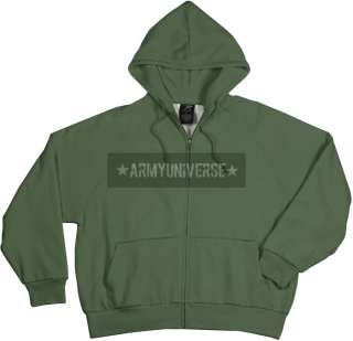 Camo Military Thermal Lined Zipper Hoodie Sweatshirts  