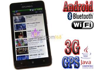3G WCDMA Android 2.3.4 TV mobile phone cell X15i Unlocked GSM WiFi  