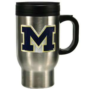  Michigan Wolverines 16oz. Stainless Steel Travel Mug 