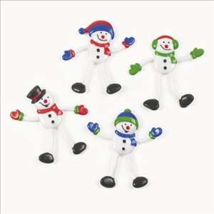  Winter Bendable Snowman Christmas Toy Toys & Games