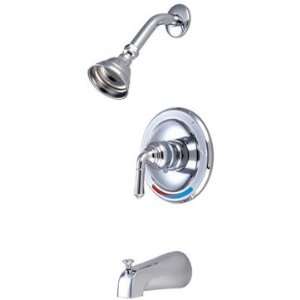   Balanced 48 4378 Chrome Tub / Shower Combo Faucet: Home Improvement