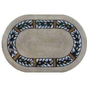  40x60 Marble Mosaic Stone Medallion Art Tile Wall