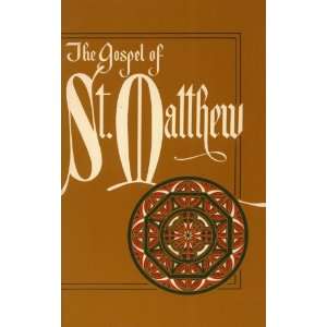   Saint Matthew (King James Version 1611): American Bible Society: Books