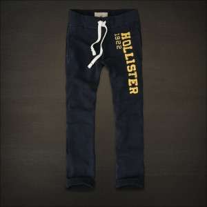 Hollister Co.Mens Slim Straight Sweat Pants Navy Blue $59.50 NWT $3 