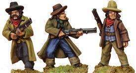 Artizan Designs Wild West Hired Guns II with Rifles 28mm x 3 Miniature 