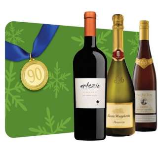 90 Point Holiday Sampler Wine Gift Trio 