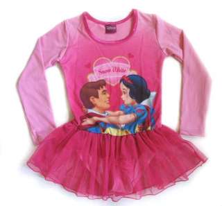 New Disney Princess Girls Dance Costume Leotard Sz 4  7  