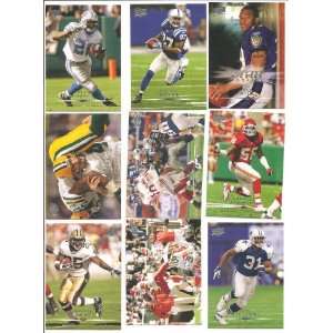  9 Card Lot of 2008 Upper Deck of NFL Stars . . . Featuring 