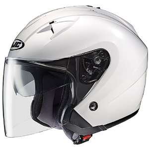  HJC Solid Mens IS 33 Cruiser Motorcycle Helmet   White 