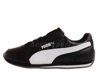 Puma Rio Racer S/L Black White 2011 Mens Retro Running Casual Shoes 