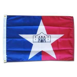 San Antonio   2 x 3 Nylon Flag  Patio, Lawn & Garden