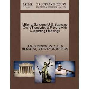   BENNICK, JOHN R SAUNDERS, U.S. Supreme Court Books