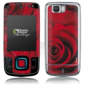  Design Skins for Nokia 6600 Slide   Red Rose Design Folie 