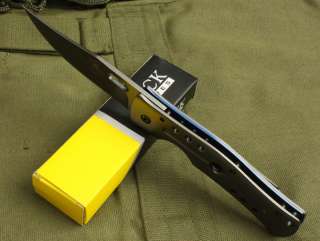 Buck steel Clip Titanium crossing Tactical Saber Line Lock Knife (k62 