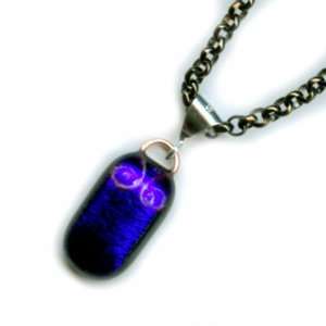 Designs By Baerreis Sparkling Purple Dichroic Fused Glass 