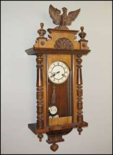 Antique German JUNGHANS Wall Clock  