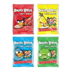 Angry Birds Fruit Snacks 5 oz. Combo Box of 4 Pack RED BLUE GREEN 