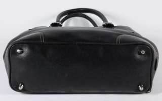 Coach Black Leather Soho Tote Carry All Shoulder Bag Handbag Purse 