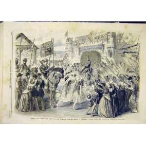  Scene Henry Fifth Princess Theatre Agincourt Print 1859 
