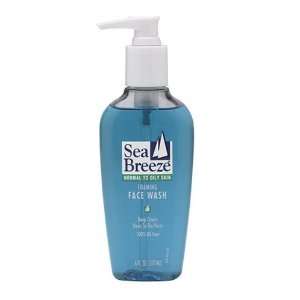  Sea Breeze Face Wash, Normal to Oily Skin, 6 Ounces 
