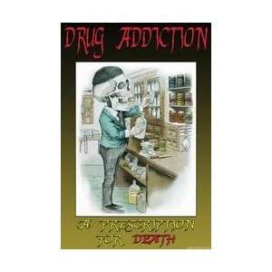 Drug Addiction 28x42 Giclee on Canvas 