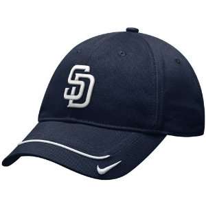  Nike San Diego Padres Navy Blue Turnstyle Adjustable Hat 