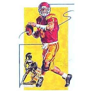  Carson Palmer USC Trojans 11x17 Lithograph Sports 