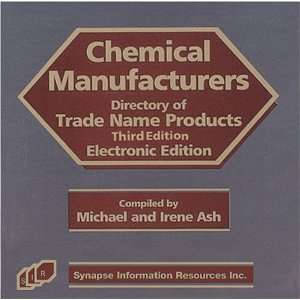  Chemical Manufacturers Electronic Directory of Trade Name 