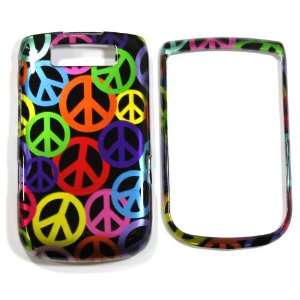  Colorful Peace Sign Blackberry 9800 Torch Snap on Cell 