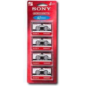  Sony 60 Minute Microcassettes (4 pack) Electronics