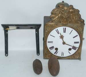 ANTIQUE VINTAGE FIGURAL PERIOD WAG ON WALL CLOCK  