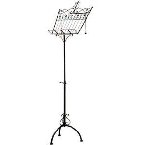  Wrought Iron Music Stand 18x11.5x47.5 Home & Kitchen