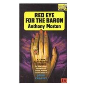  RED EYE FOR THE BARON. ANTHONY. MORTON Books