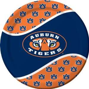   Converting Auburn Tigers Dinner Paper Plates (8 Count) Toys & Games