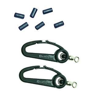  Scotty Two Lead Weight Swivel Hooks and 6 Wire Joining 