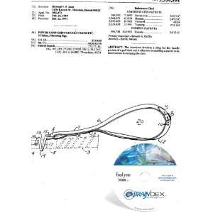   NEW Patent CD for POWER HAND GRIP FOR GOLF CLUBS ETC. 