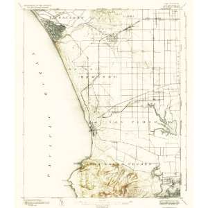  USGS TOPO MAP REDONDO SHEET CALIFORNIA (CA) 1896: Home 
